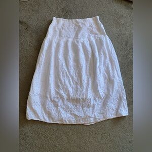 Old Navy White Eyelet Maxi Skirt